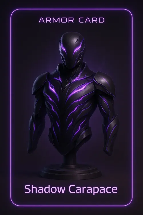 Shadow Carapace (🛡️ ARMOR CARD 2) #6