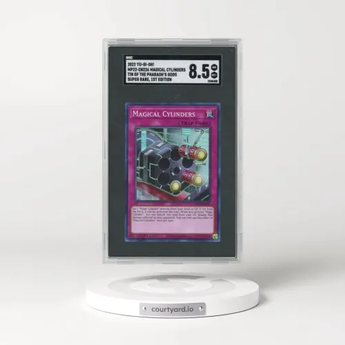 2022 Yu-Gi-Oh! Tin Of The Pharaoh's Gods #MP22-EN226 Magical Cylinders - Super Rare 1st Edition (SGC 8.5 NM-MT+)