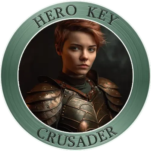 1 lvl Crusader Female character #509