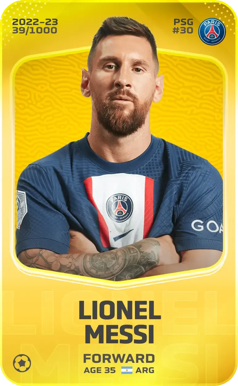 Lionel Messi 2022-23 • Limited 39/1000
