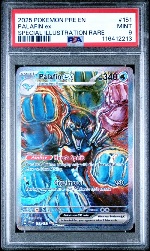 2025 #151 Palafin EX PSA 9 Pre E