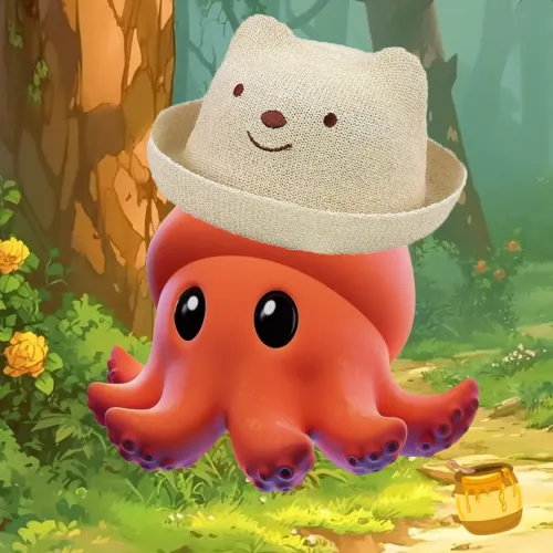 Squid Wif Bear Hat ＃13539