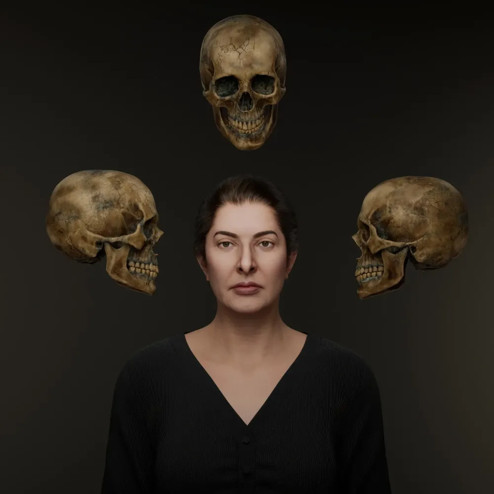 Portrait with Skulls #503