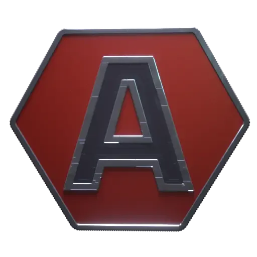 Red Hexagon A #2
