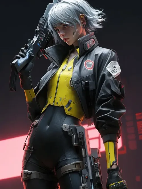 Cyberpunk Waifu #765