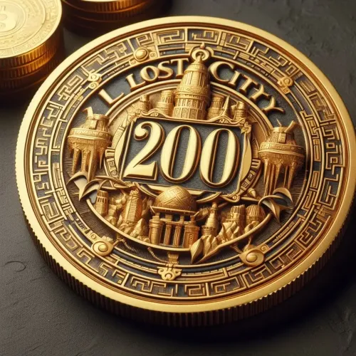 The Lost City Gold Coin -0105 #104