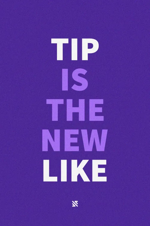 TIP IS THE NEW LIKE ＃1