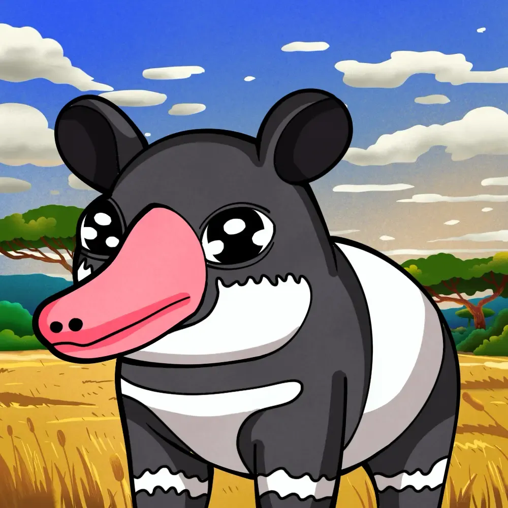 Malayan Tapir Pepe #780