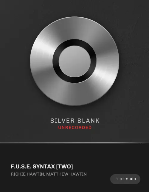 F.U.S.E. Syntax [Two] Silver Blank #1710002