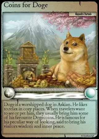 DOGECOINCARD （2015） Spells Of Genesis ＃4143301