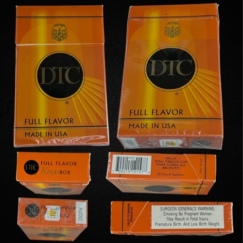 ＃337 DTC 2020's Full Flavor 20 Cigarettes