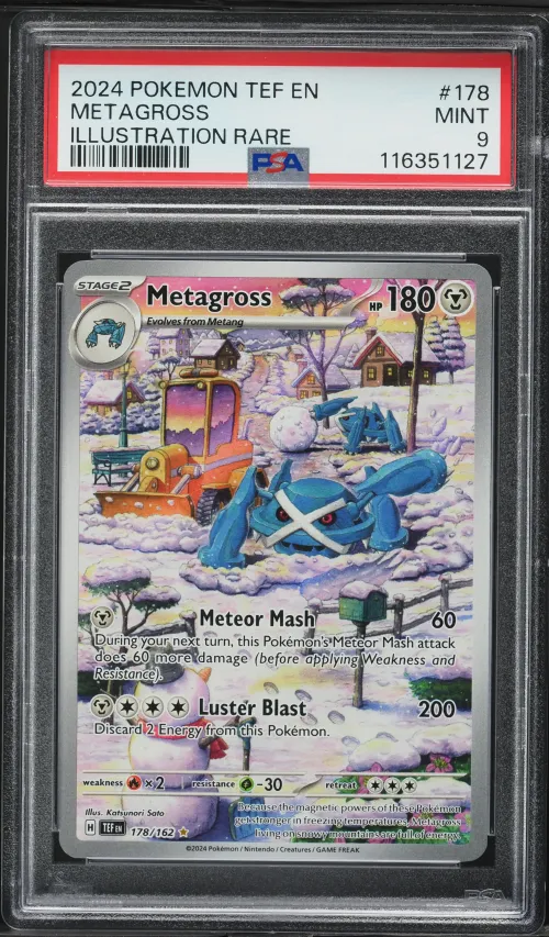 2024 #178 Metagross PSA 9 Tef EN