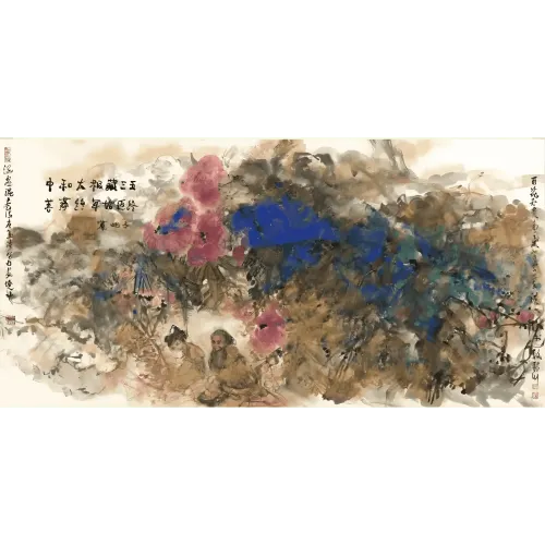百花富贵图 #10