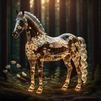 Crystal Horses in Base 🐎
