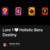 Lore 1 🤍 Holistic Bera Destiny