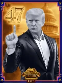 Trump Bitcoin Digital Trading Cards