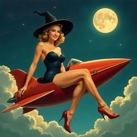 Pin-Up Witches