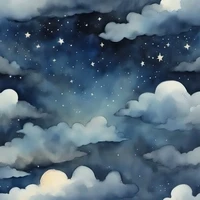 Stars in sky