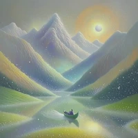 Dreamy mountains and rivers