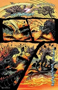 Godzilla RAT Page 15 Comic Page Color 13 Rare