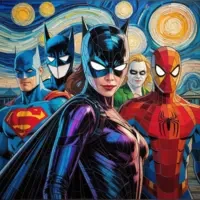 Starry superheroes
