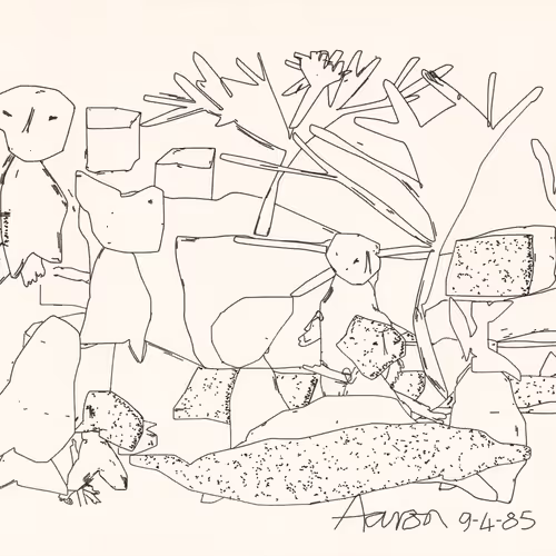 Harold Cohen, AARON at Tsukuba (Claim Deed Token)