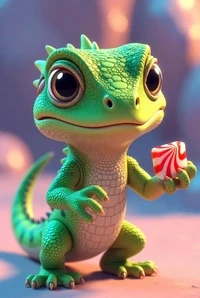 Funny lizard