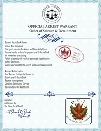 Yucky Ducks Arrest Warrant
