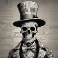 Crazy Bitcoin Skeleton