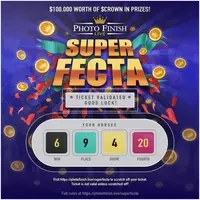 Revealed SUPERFecta Ticket!