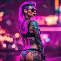 TATTOOED PUNKY by A.kumara
