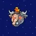 Pixel Bulls Heads logo