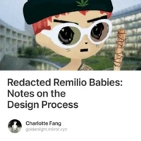 Redacted Remilio Babies Notes on the Design Process