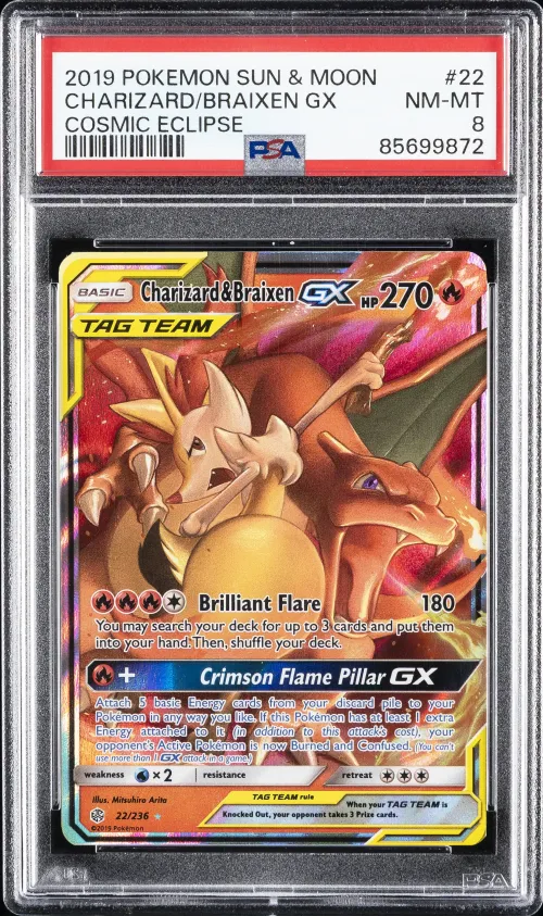 2019 #22 Charizard & Braixen GX 