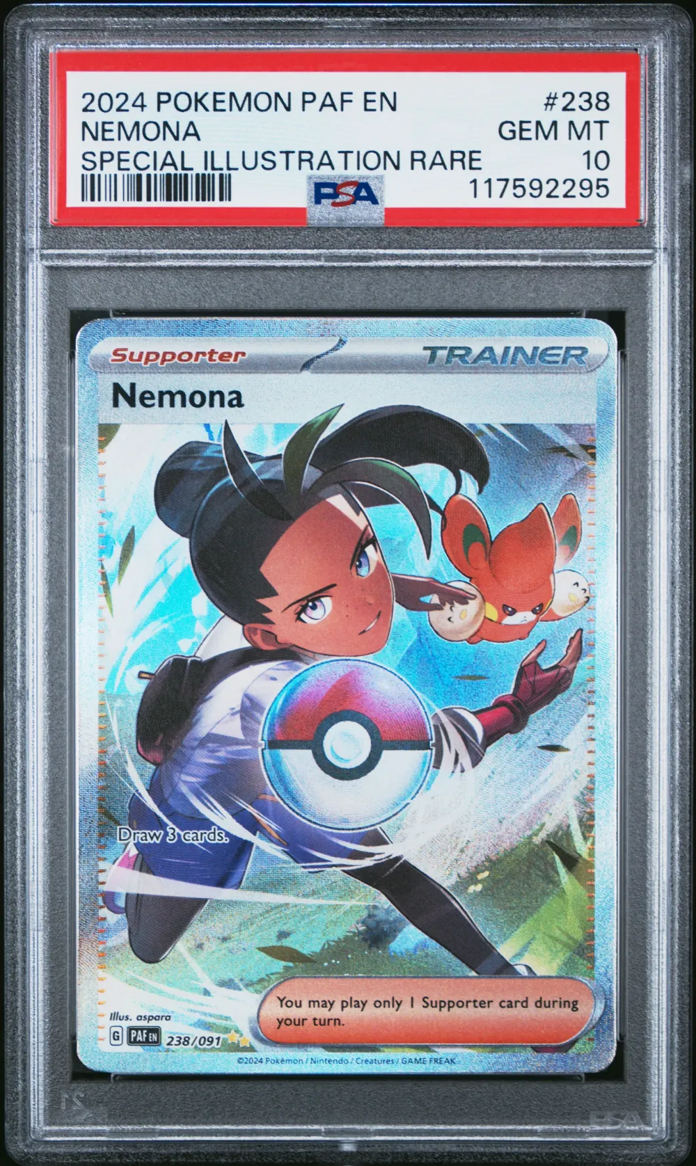 2024 #238 Nemona PSA 10 Paf EN-P