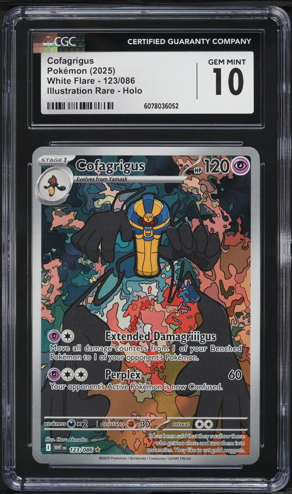 2025 #123 Cofagrigus CGC 10 Whit