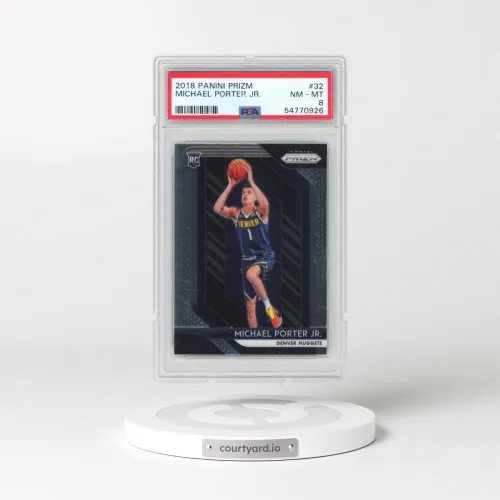 2018 Panini Prizm #32 Michael Porter Jr. (PSA 8 NM-MT)