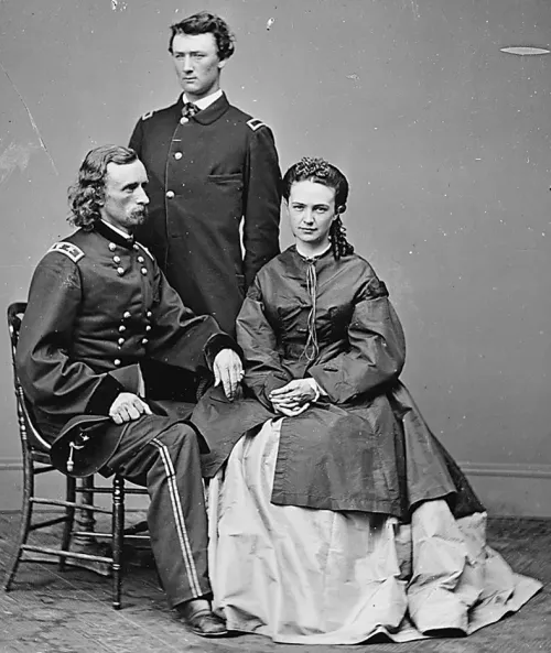 Gen. George A. Custer and wife #541