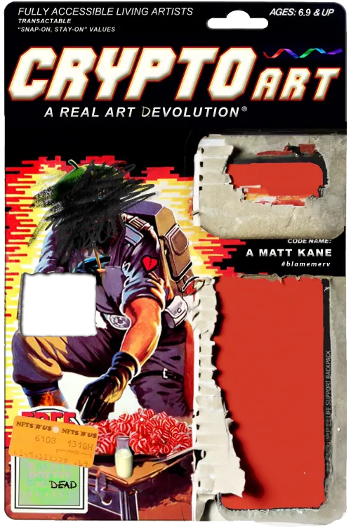 A MATT KANE Action Figure Card Back #15