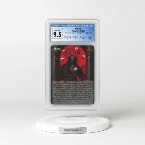 2022 Kryptik Genesis Lore - Kicks - #56/100 Henry (CGC 10 GEM MINT)