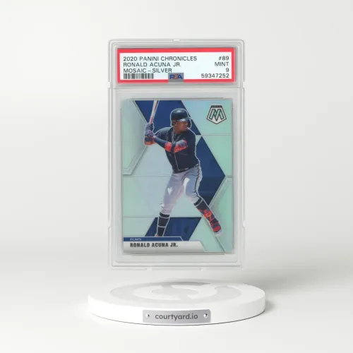 2020 Panini Chronicles Mosaic #89 Ronald Acuna Jr. - Silver (PSA 9 MINT)