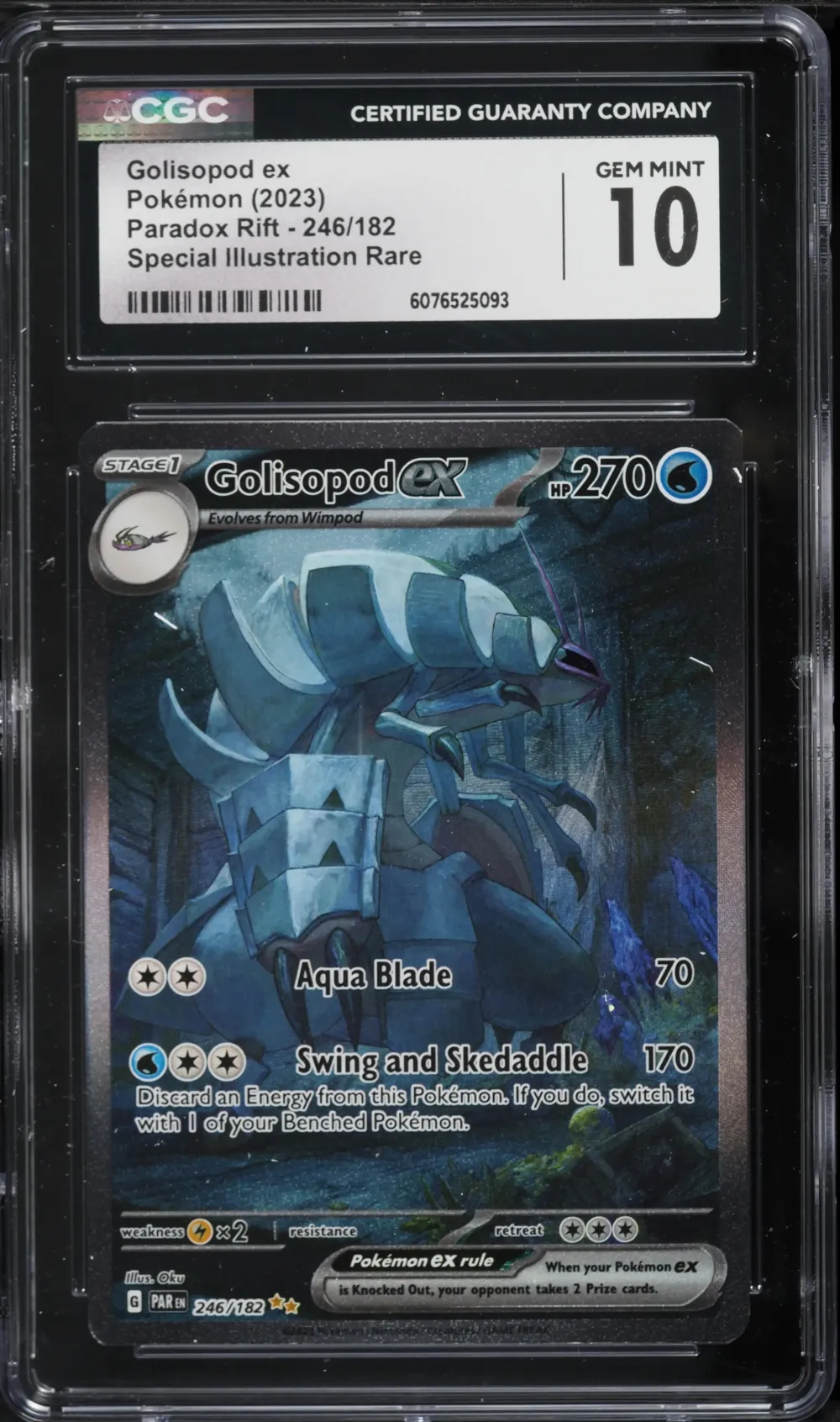 2023 #246 Golisopod EX CGC 10 Pa