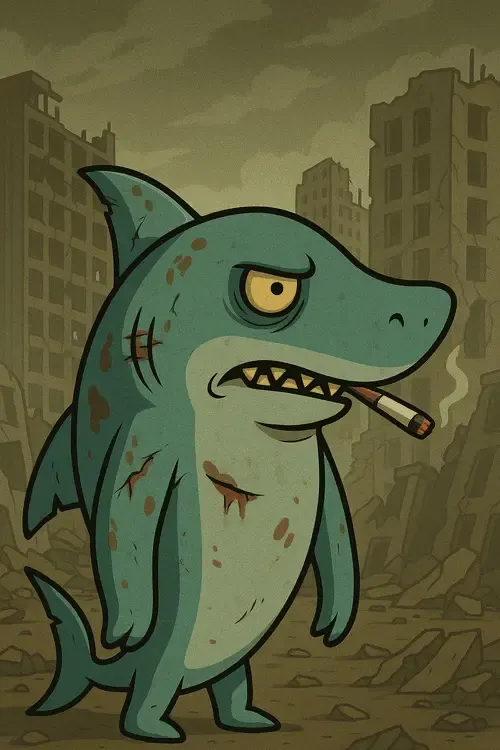 Wasted Waters/Zombie City Shark #3