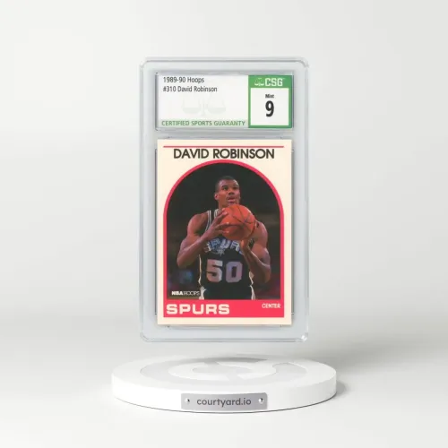 1989 Hoops #310 David Robinson (CSG 9 MINT)