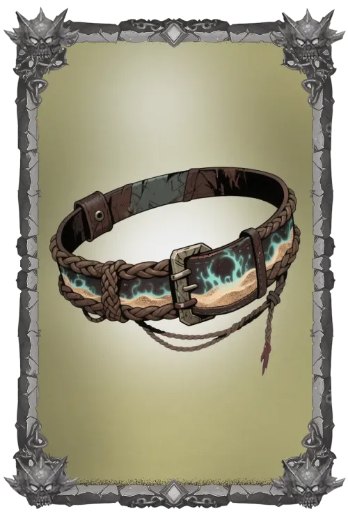 Temporal Hourglass Engraved Waistband #40901