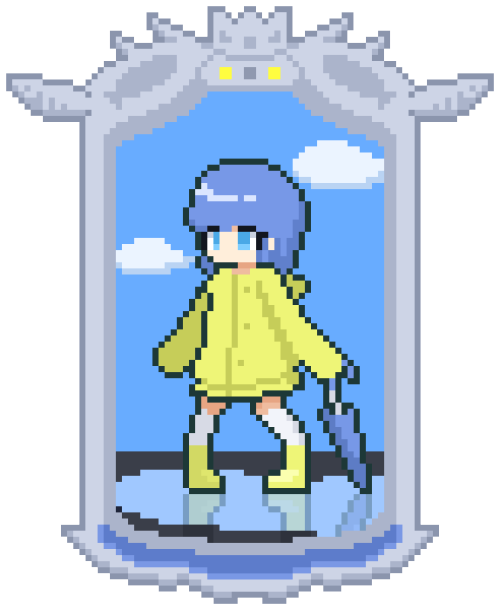 Yellow Raincoat Girl #11