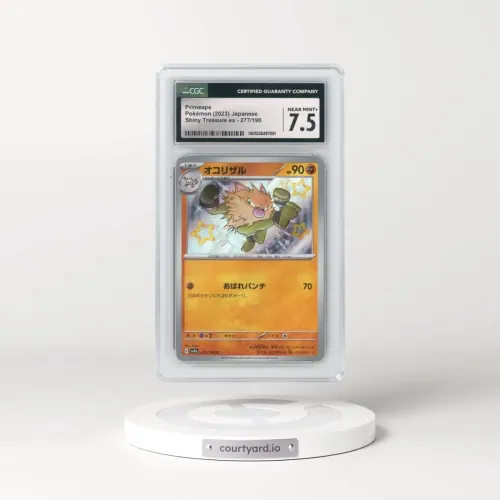 2023 Shiny Treasure ex #277/190 Primeape (CGC 7.5 NM+)
