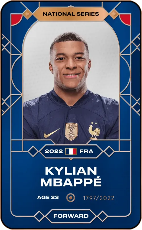 Kylian Mbappé 2022 • Custom Series 1797/2022