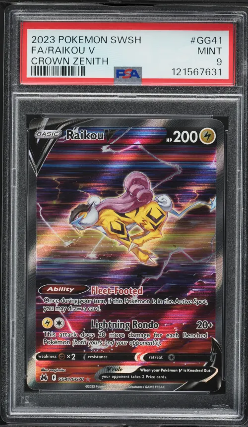 2023 #GG41 Full Art/Raikou V PSA