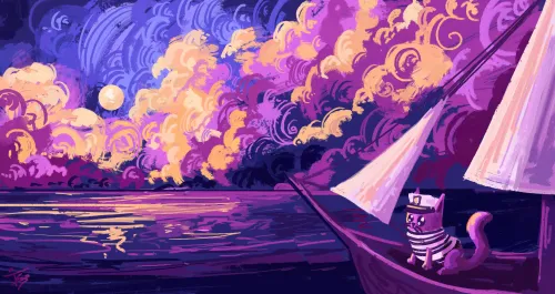 Sailing into the Sunset #10067